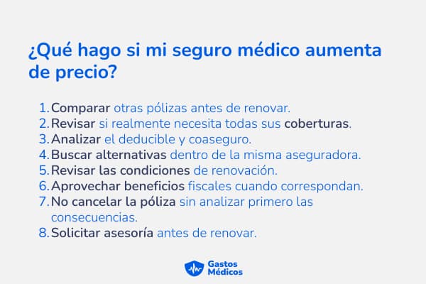 aumento de seguros